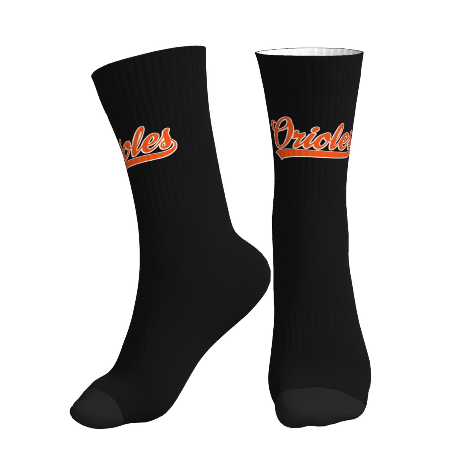 Orioles Name Retro Vintage Gift Mid Tube sports socks Fashion fitness Casual Stockings For Men Women Clothing Accessories